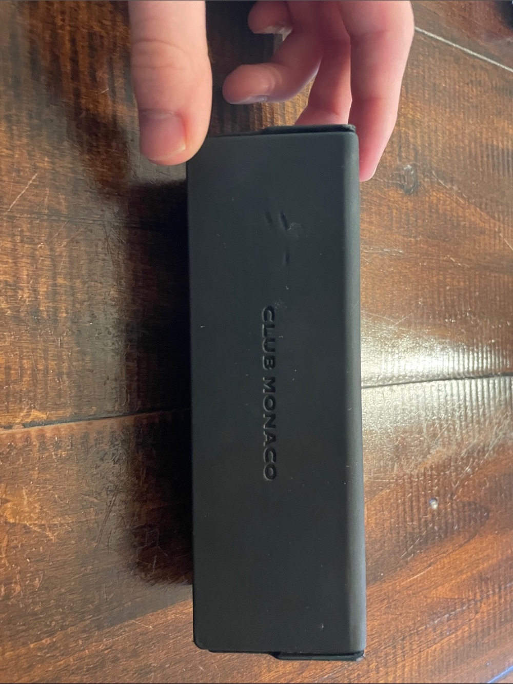 Club Monaco Black Matte Sunglasses Case
